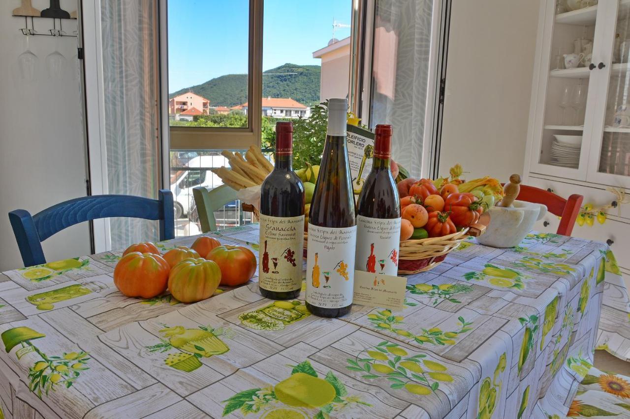 Agriturismo La Casa Degli Zii Albenga Bagian luar foto